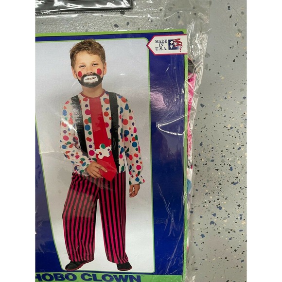 Rubie's Halloween Concepts Children's Size Large (12-14) Hobo Clown Costume NEW - Picture 2 of 11